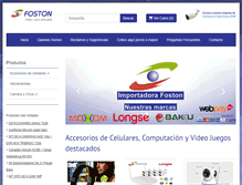 Tablet Screenshot of foston.cl